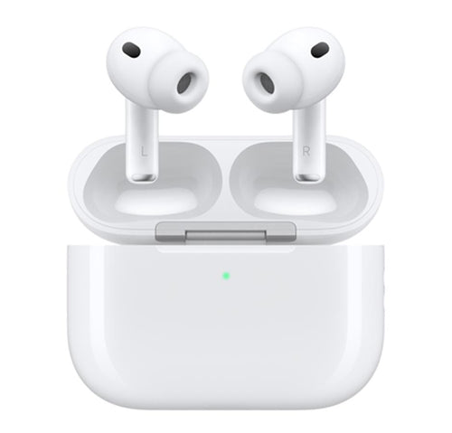 Straight-on view of AirPods Pro 3