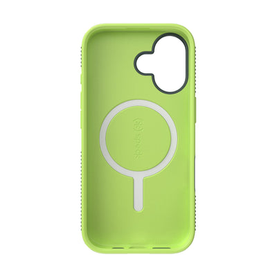 Inside view of empty phone case from straight-on#color_neo-drab-glow-green