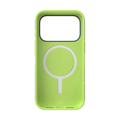Inside view of empty phone case from straight-on#color_neo-drab-glow-green