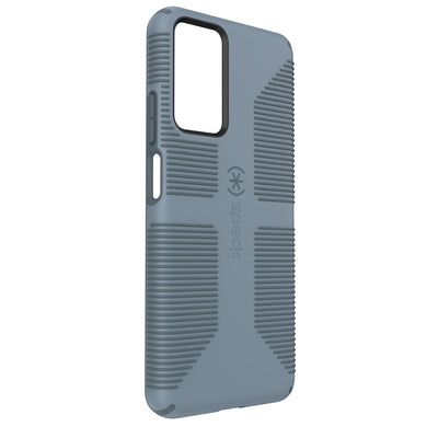 Three-quarter view of back of phone case.#color_green-mist-tropical-olive