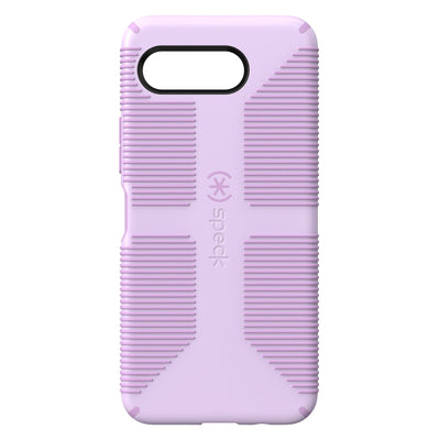 View of the back of the phone case from straight on#color_phlox-purple-pale-iris