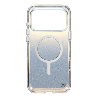 Inside view of empty phone case from straight-on#color_clear-hyper-mirror-glitter