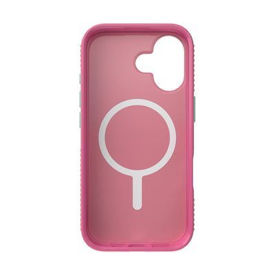 Inside view of empty phone case from straight-on#color_ibis-pink-dark-ibis-kanom-green