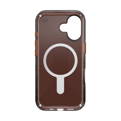 Inside view of empty phone case from straight-on#color_luxury-shade-matte-orange