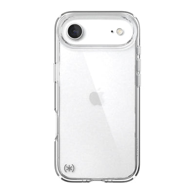 Back view of the phone case with phone inside from straight on#color_clear