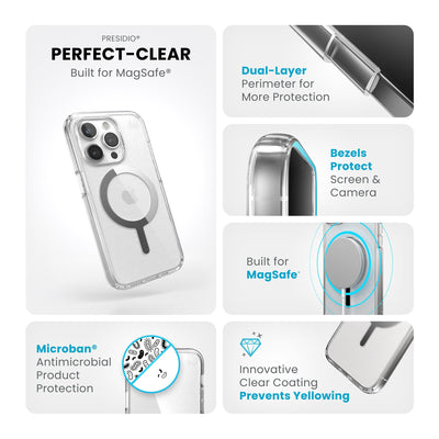 Presidio Perfect-Clear MagSafe iPhone 15 Pro Cases