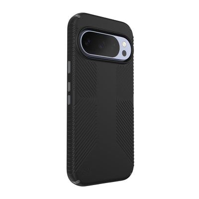 Three-quarter view of back of phone case#color_black-slate-grey