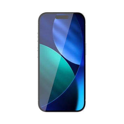 Straight-on view of device with screen protector attached to screen#color_clear