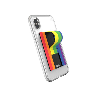 Speck GrabTab Rainbow Stripes - Rainbow GrabTab Pride Collection Phone Case