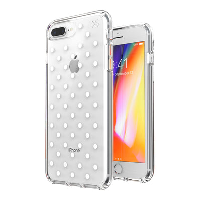 Speck iPhone 8 Plus Presidio Clear + Print with Microban iPhone 8/7/6s Plus Cases Phone Case