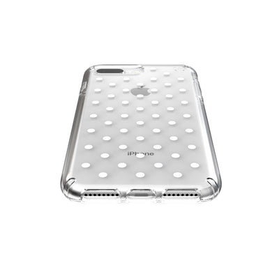 Speck iPhone 8 Plus Presidio Clear + Print with Microban iPhone 8/7/6s Plus Cases Phone Case