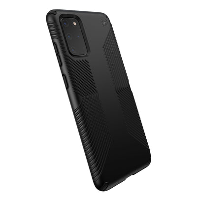 Speck Samsung Galaxy S20+ Black/Black Presidio Grip Samsung Galaxy S20+ Cases Phone Case