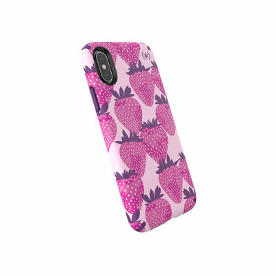 Speck iPhone XS/X Berry Special/Hyacinth Presidio INKED iPhone XS / X Cases Phone Case