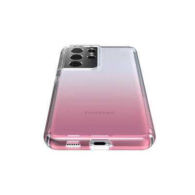 Speck Galaxy S21 Ultra 5G Clear/Vintage Rose Presidio Perfect-Clear Ombre Galaxy S21 Ultra 5G Cases Phone Case