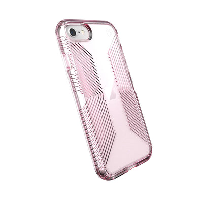 Speck iPhone SE/iPhone 8 Bella Pink/Bella Pink Presidio Perfect-Clear with Grips iPhone SE (2020) / iPhone 8 Cases Phone Case