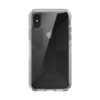 Speck iPhone XS/X Clear Presidio Perfect-Clear with Grips iPhone XS/X Cases Phone Case