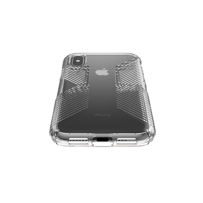 Speck iPhone XS/X Clear Presidio Perfect-Clear with Grips iPhone XS/X Cases Phone Case