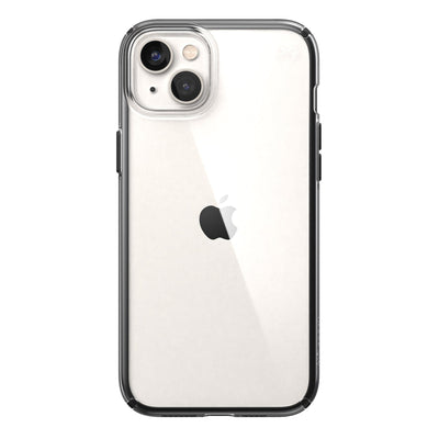 View of the back of the phone case from straight on#color_clear-black