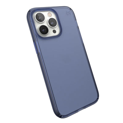 Tilted three-quarter angled view of back of phone case#color_coastal-blue