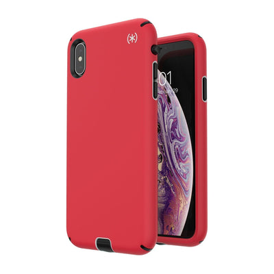 Speck iPhone XS Max Heartrate Red/Sidewalk Grey/Black Presidio SPORT iPhone XS Max Cases Phone Case