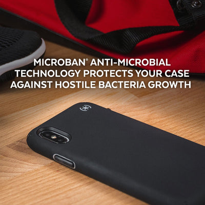 Speck iPhone XS Max Heartrate Red/Sidewalk Grey/Black Presidio SPORT iPhone XS Max Cases Phone Case