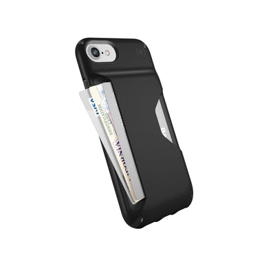 Speck iPhone SE/iPhone 8 Black/Black Presidio Wallet iPhone SE (2020) / iPhone 8 Cases Phone Case