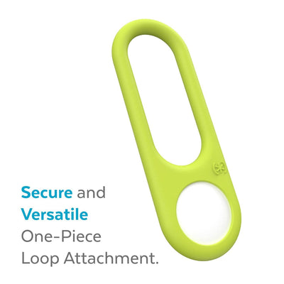 Three-quarter view of the front of the case - Secure and Versitile One-Piece Loop Attachment