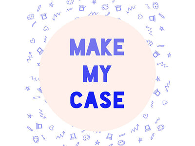 Logo for "Make My Case" design competition from Built By Girls, Speck, and Verizon