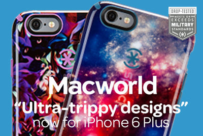 Macworld loves our “ultra-trippy design” CandyShell Inked for iPhone 6 Plus