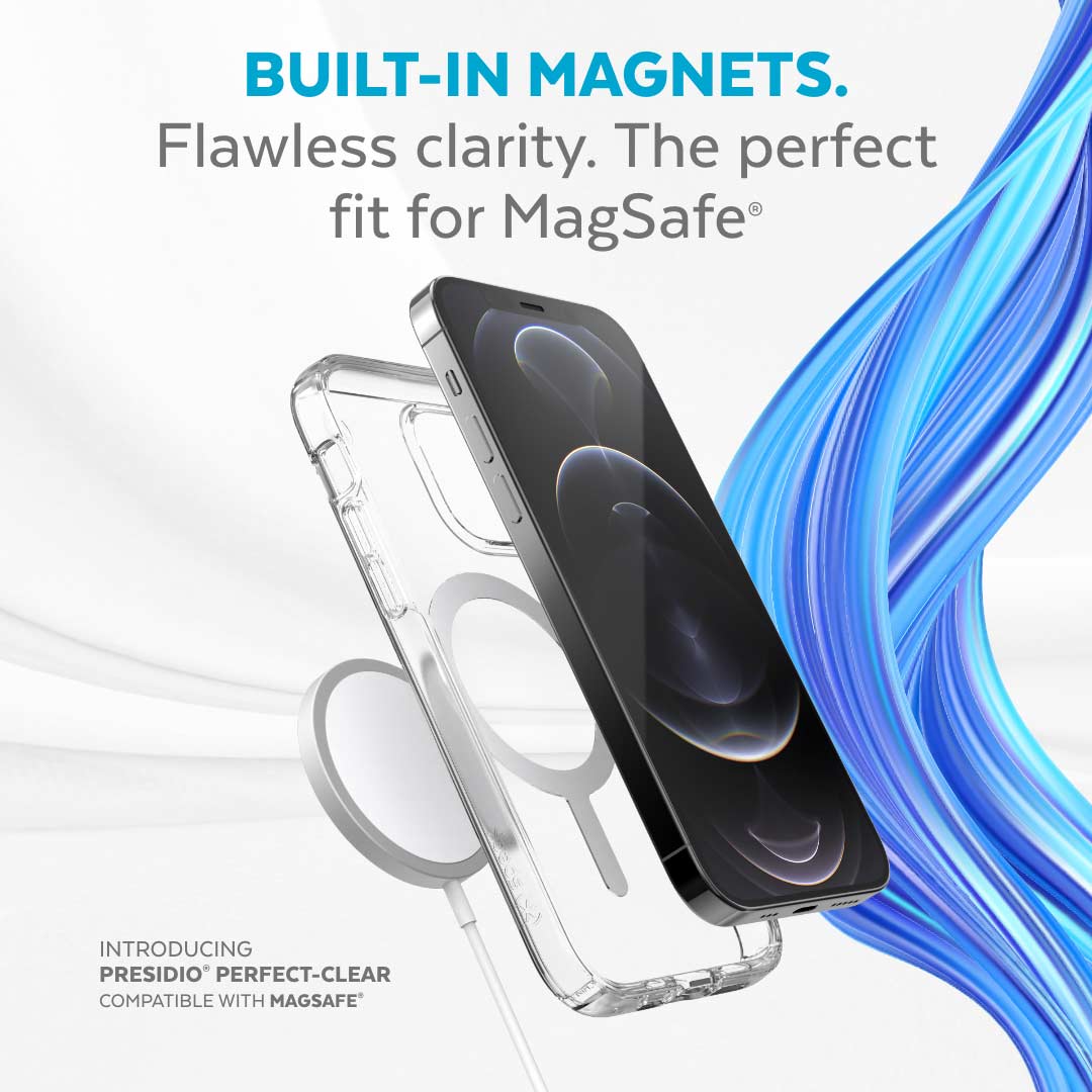 Our Latest Case Innovation. Presidio Perfect-Clear Compatible with MagSafe