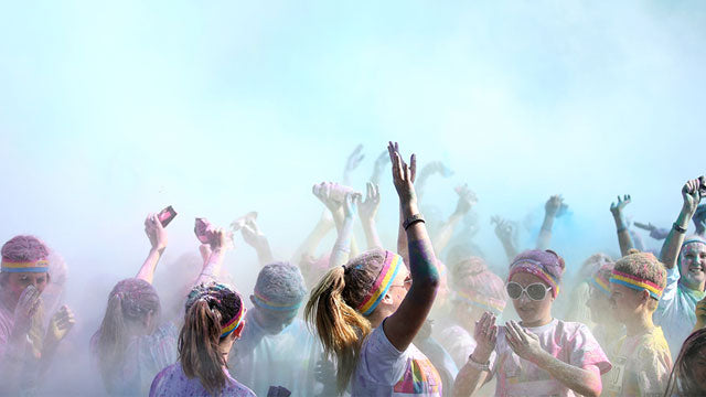 Speck gets colorful in our own backyard at The Color Run