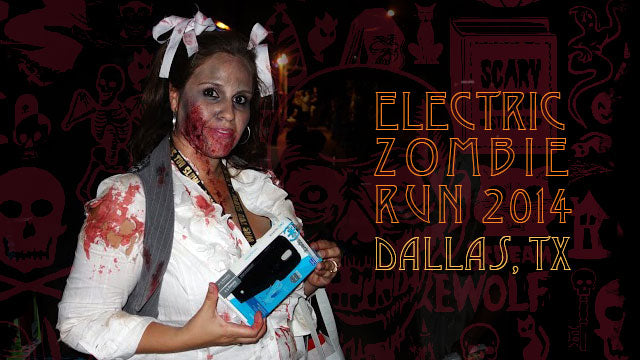 Spooking joggers & spooky cases at the Electric Zombie Run