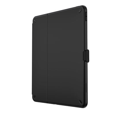 Three-quarter view of front of the case, with folio closed.#color_black