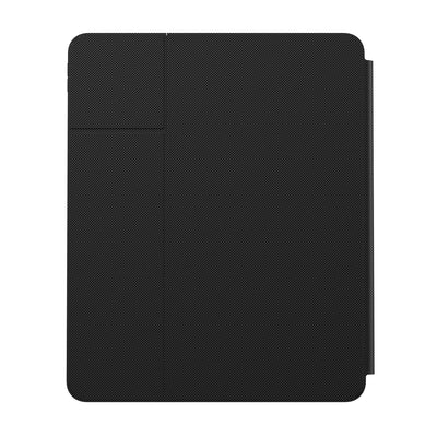 Straight-on view of the back of the case, with folio closed.#color_black