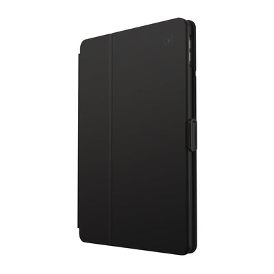 Three-quarter view of front of the case, with folio closed.#color_black