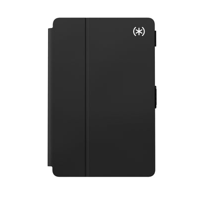 Straight-on view of the front of the case, with folio closed#color_black-white