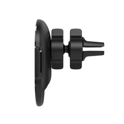 Side view of magnetic charging car vent mount#color_black