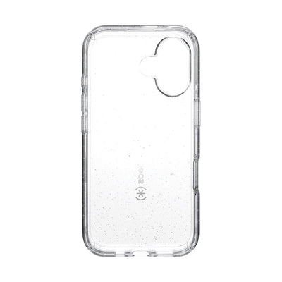 Inside view of empty phone case from straight-on#color_clear-platinum-glitter