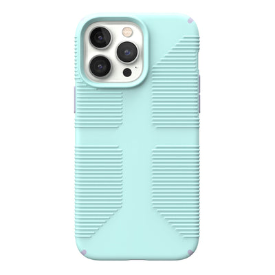 View of the back of the phone case from straight on#color_pale-cyan-lilac