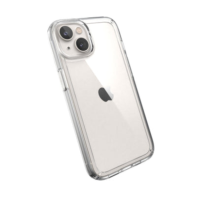 Tilted three-quarter angled view of back of phone case#color_clear