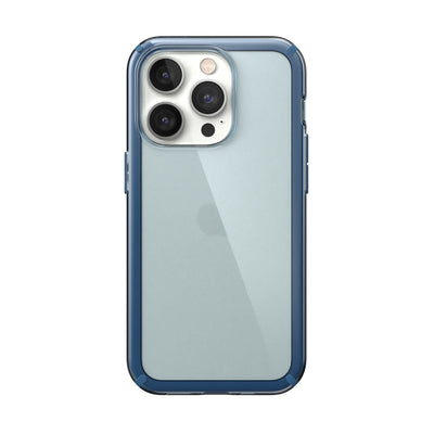 View of the back of the phone case from straight on#color_glass-navy-winter-navy