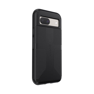 Three-quarter view of back of phone case#color_black-shadow