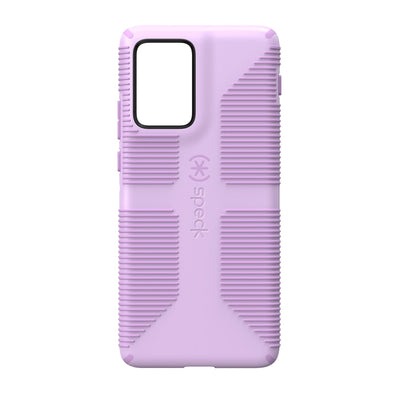 View of the back of the phone case from straight on#color_phlox-purple-pale-iris