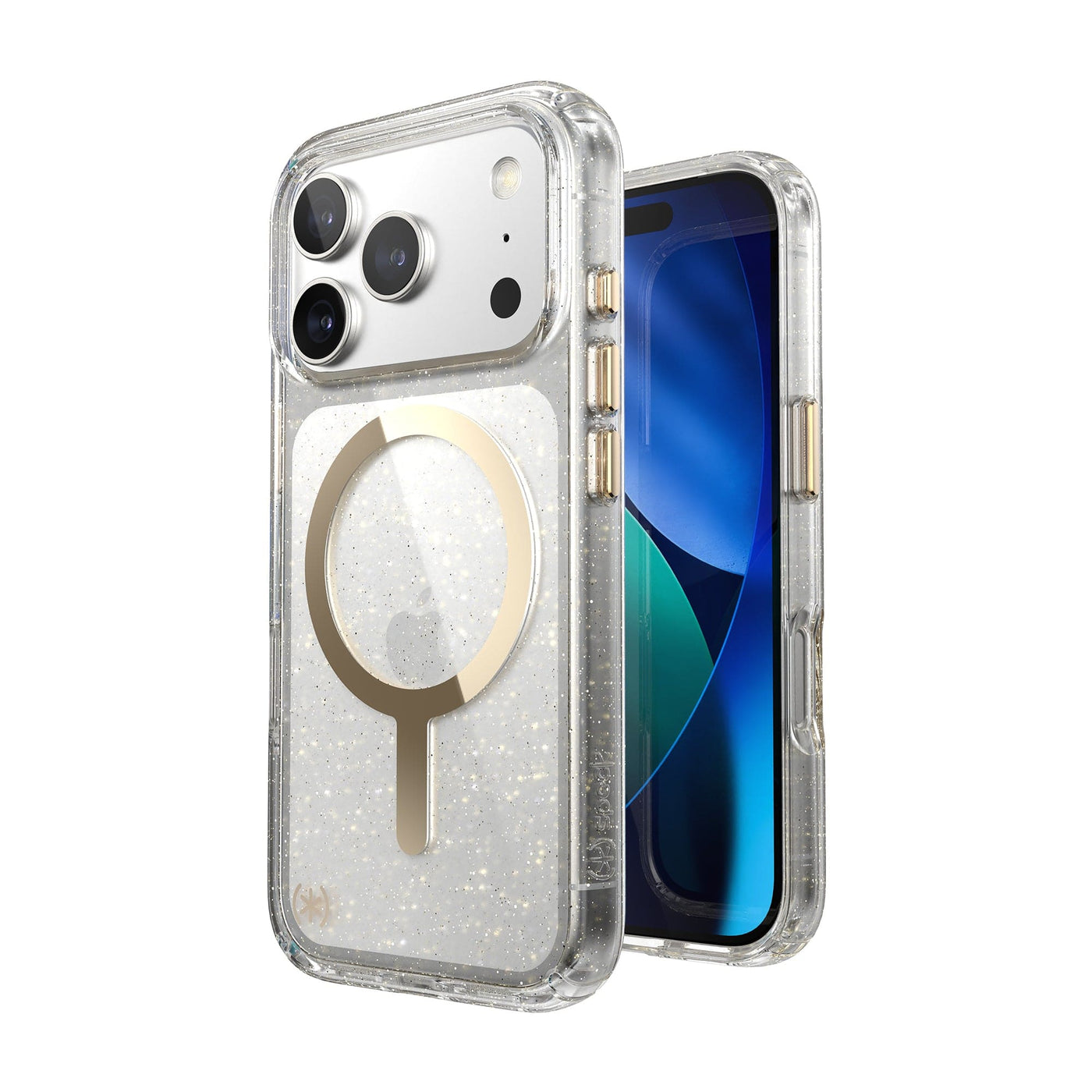 Presidio Lux Glitter MagSafe Apple iPhone 17 Pro Case Luxury Shade/Gold Stars Presidio Lux Glitter MagSafe Apple iPhone 17 Pro Case Luxury Shade/Gold Stars