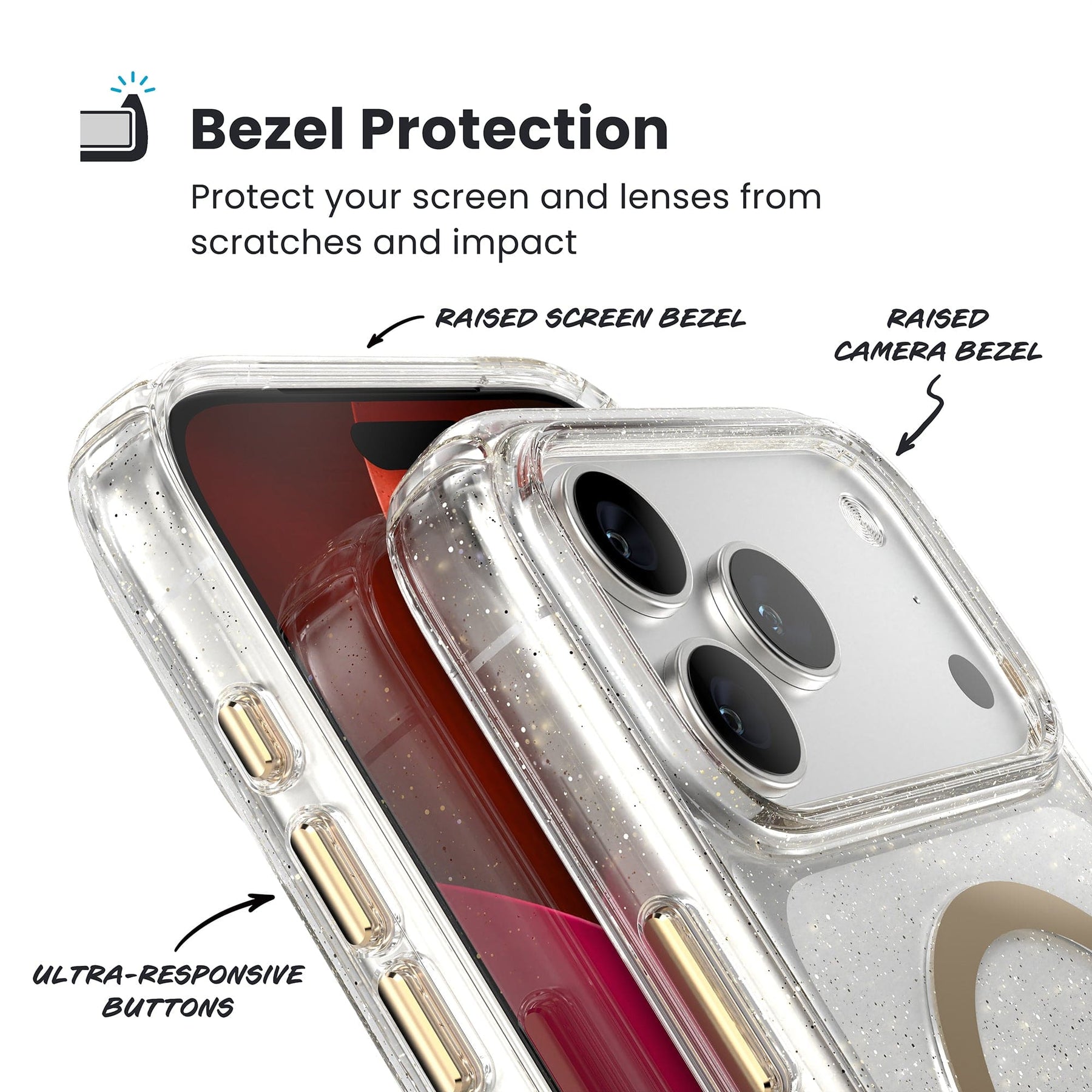 Presidio Lux Glitter MagSafe Apple iPhone 17 Pro Max Case by Speck ...