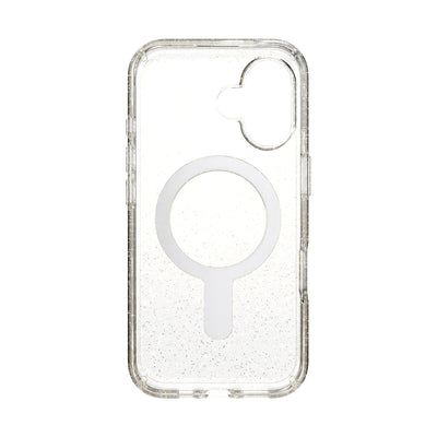 Inside view of empty phone case from straight-on#color_clear-gold-glitter