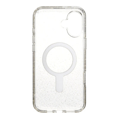 Inside view of empty phone case from straight-on#color_clear-gold-glitter