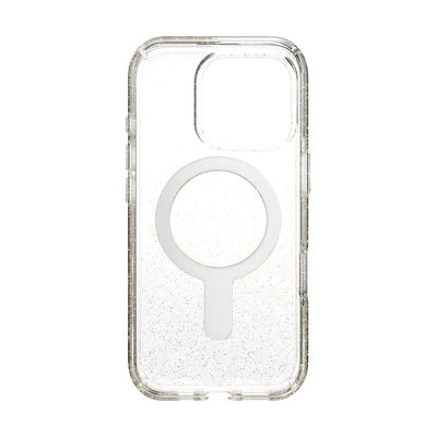 Inside view of empty phone case from straight-on#color_clear-gold-glitter