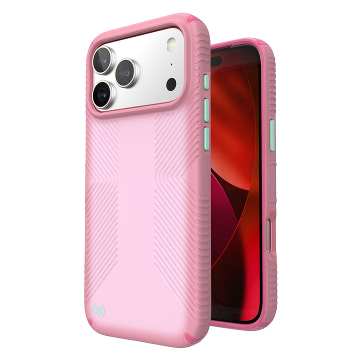 Presidio Lux Grip MagSafe Apple iPhone 17 Pro Max Case Ibis Pink/Dark Ibis/Kanom Green Presidio Lux Grip MagSafe Apple iPhone 17 Pro Max Case Ibis Pink/Dark Ibis/Kanom Green