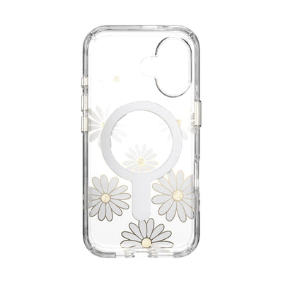 Inside view of empty phone case from straight-on#color_sunshine-daisies-clear